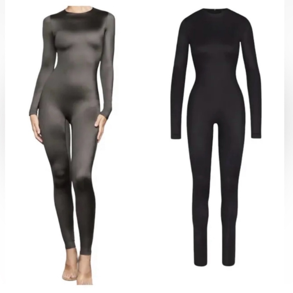 Skims shiny jumpsuit